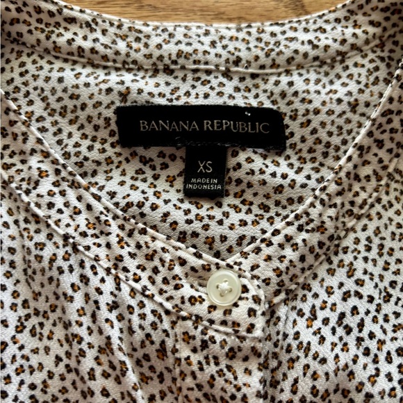 Banana Republic Animal Print Buttoned Blouse - XS - Picture 5 of 10